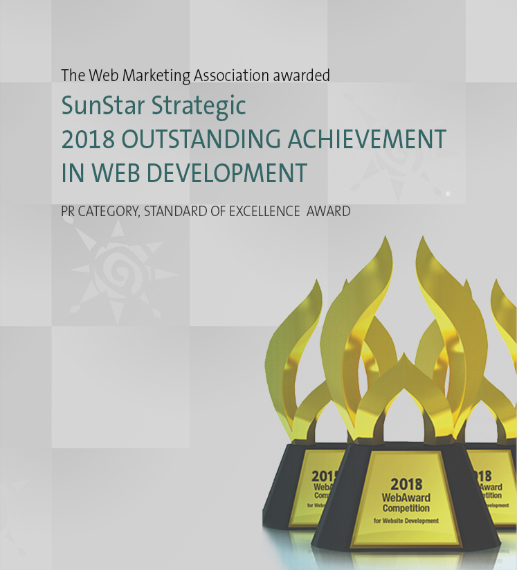 web development award for SunStar Strategic