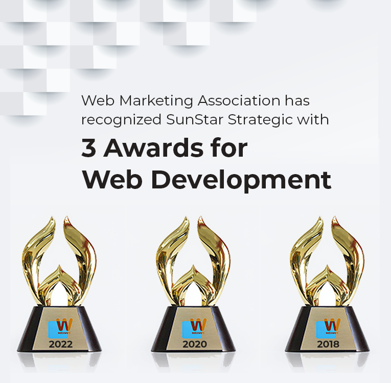 web development award for SunStar Strategic