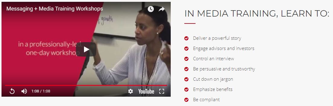 Messaging and media training