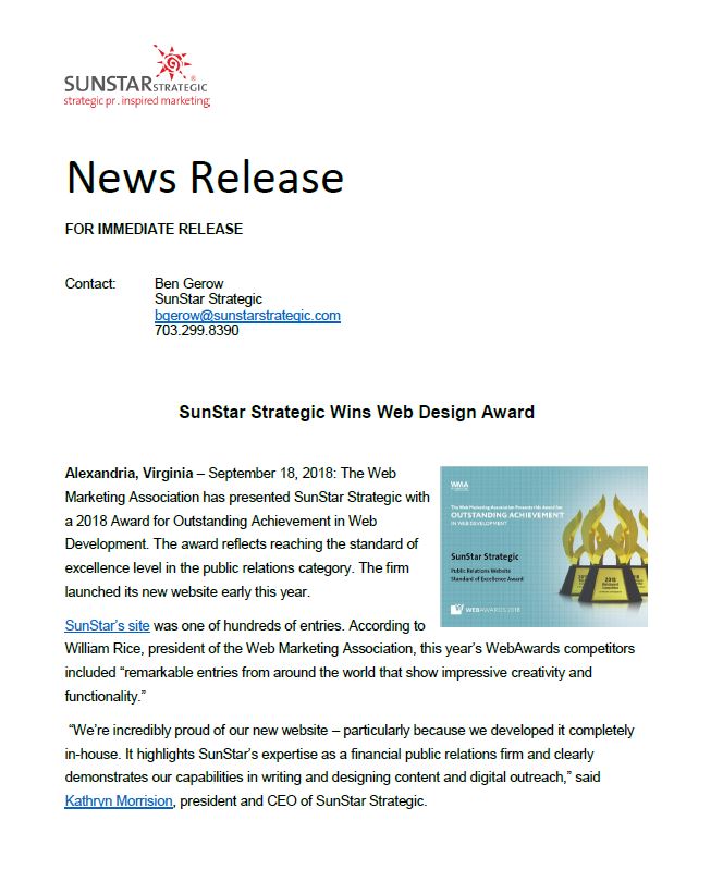 SS web award