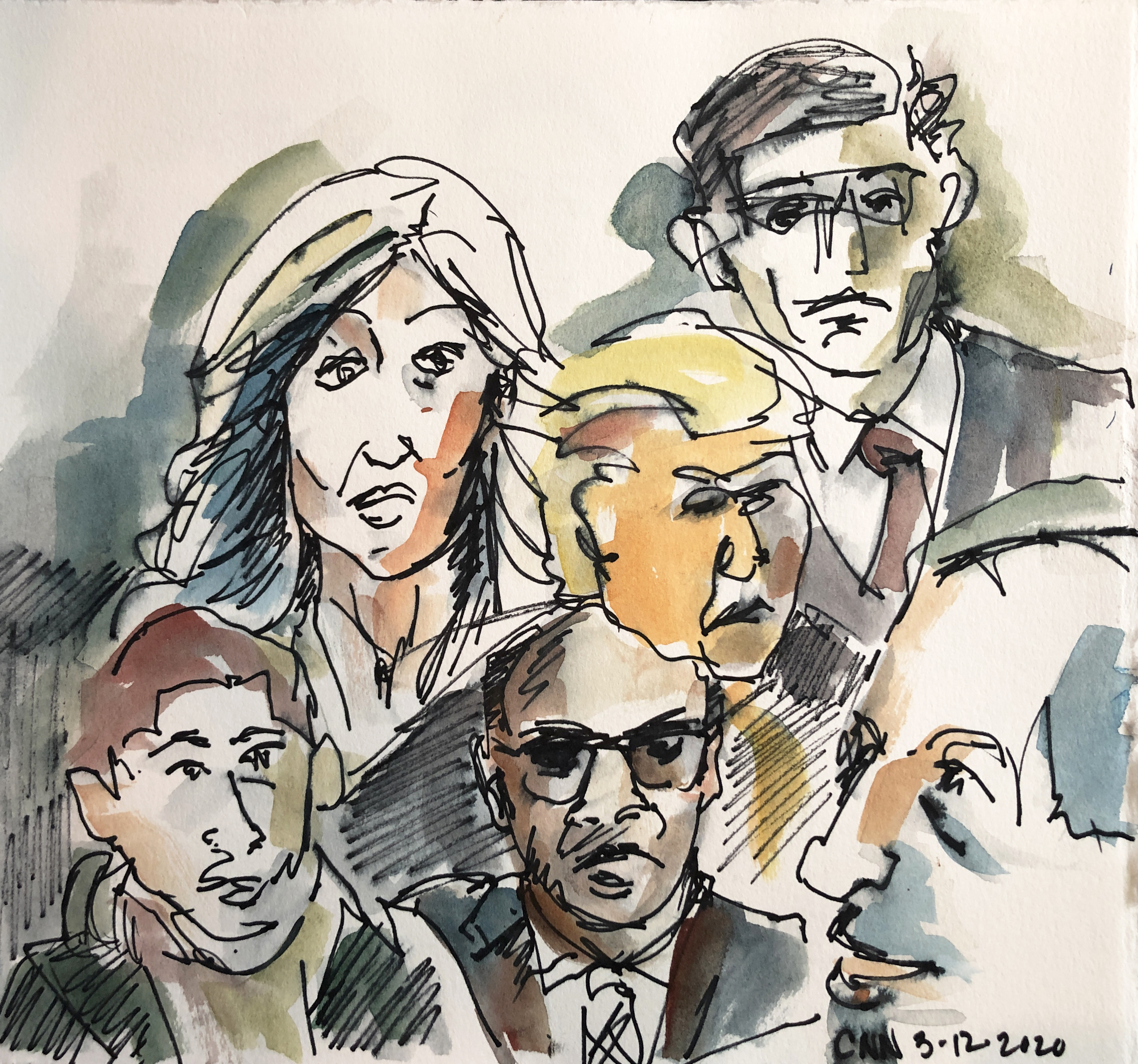 dana bash and guests